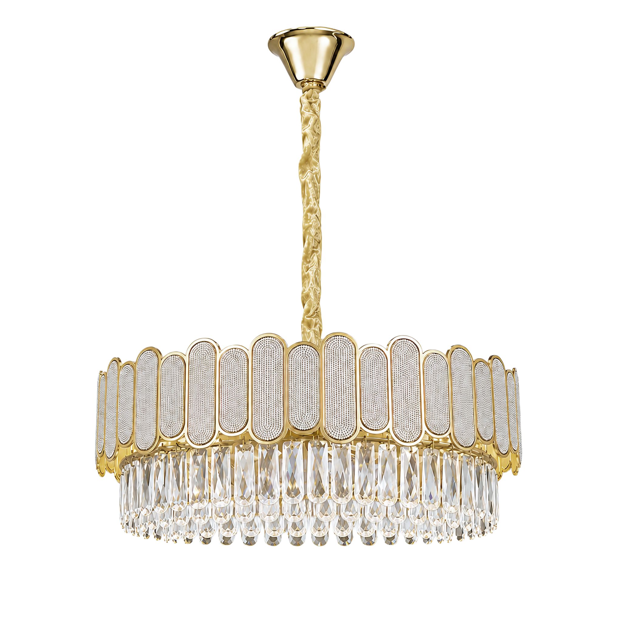 TOOLIGHT hängande taklampa SWE107-CP 50cm Guld 48x48x23,5cm