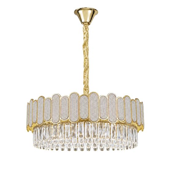 TOOLIGHT hängande taklampa SWE107-CP 50cm Guld 48x48x23,5cm
