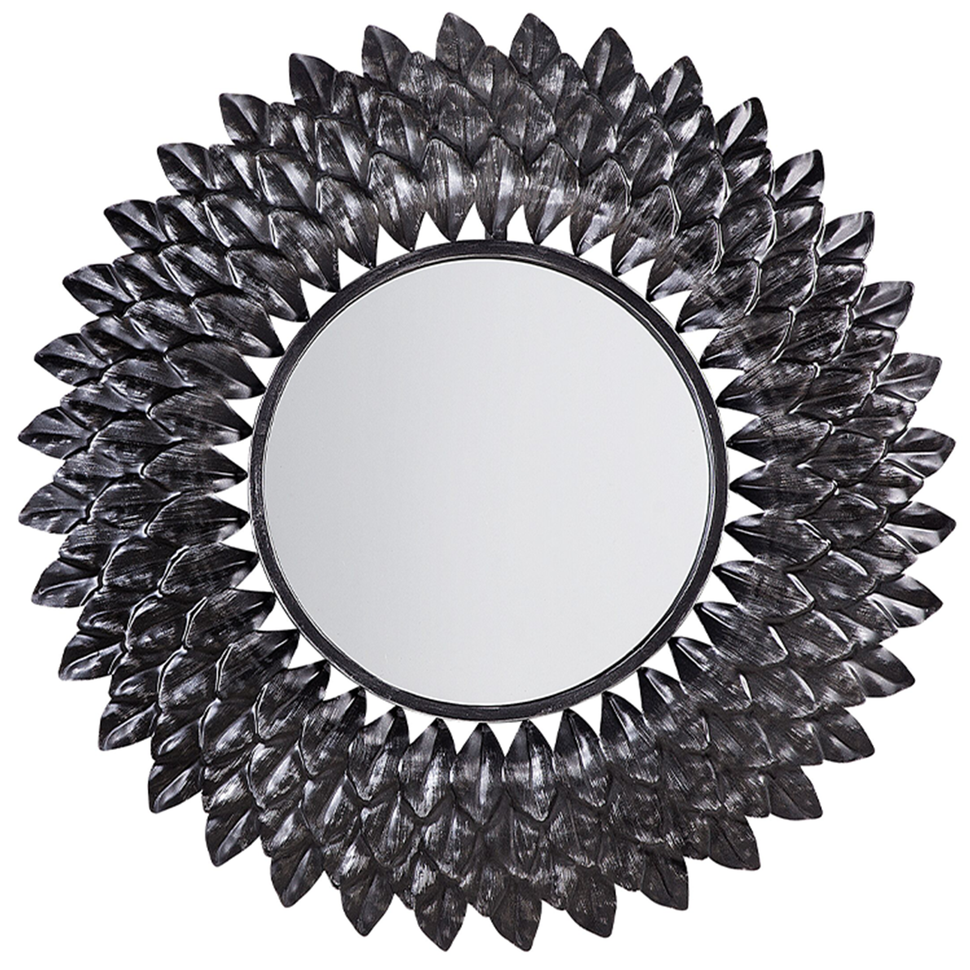 Väggspegel LARRAU 70 cm 70 cm Metall Silver