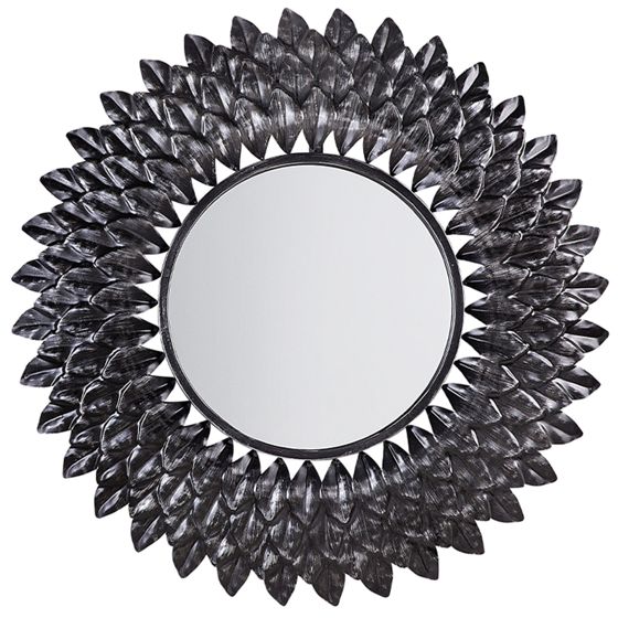 Väggspegel LARRAU 70 cm 70 cm Metall Silver