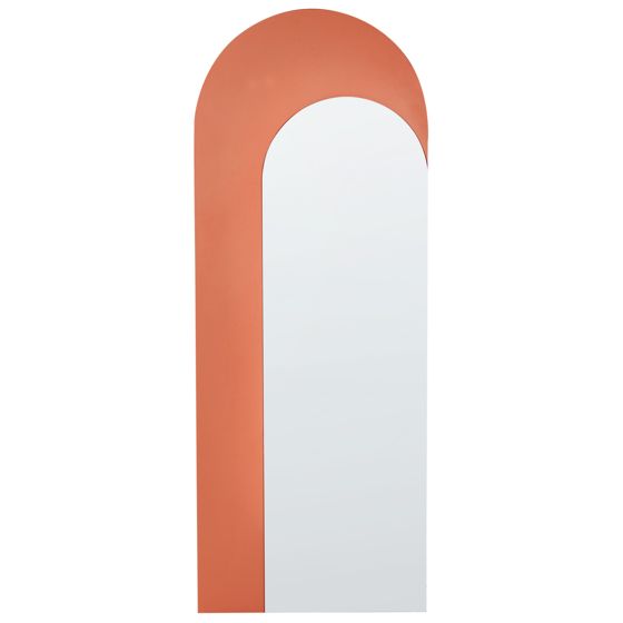 Väggspegel GROISES 55 cm 140 cm Orange