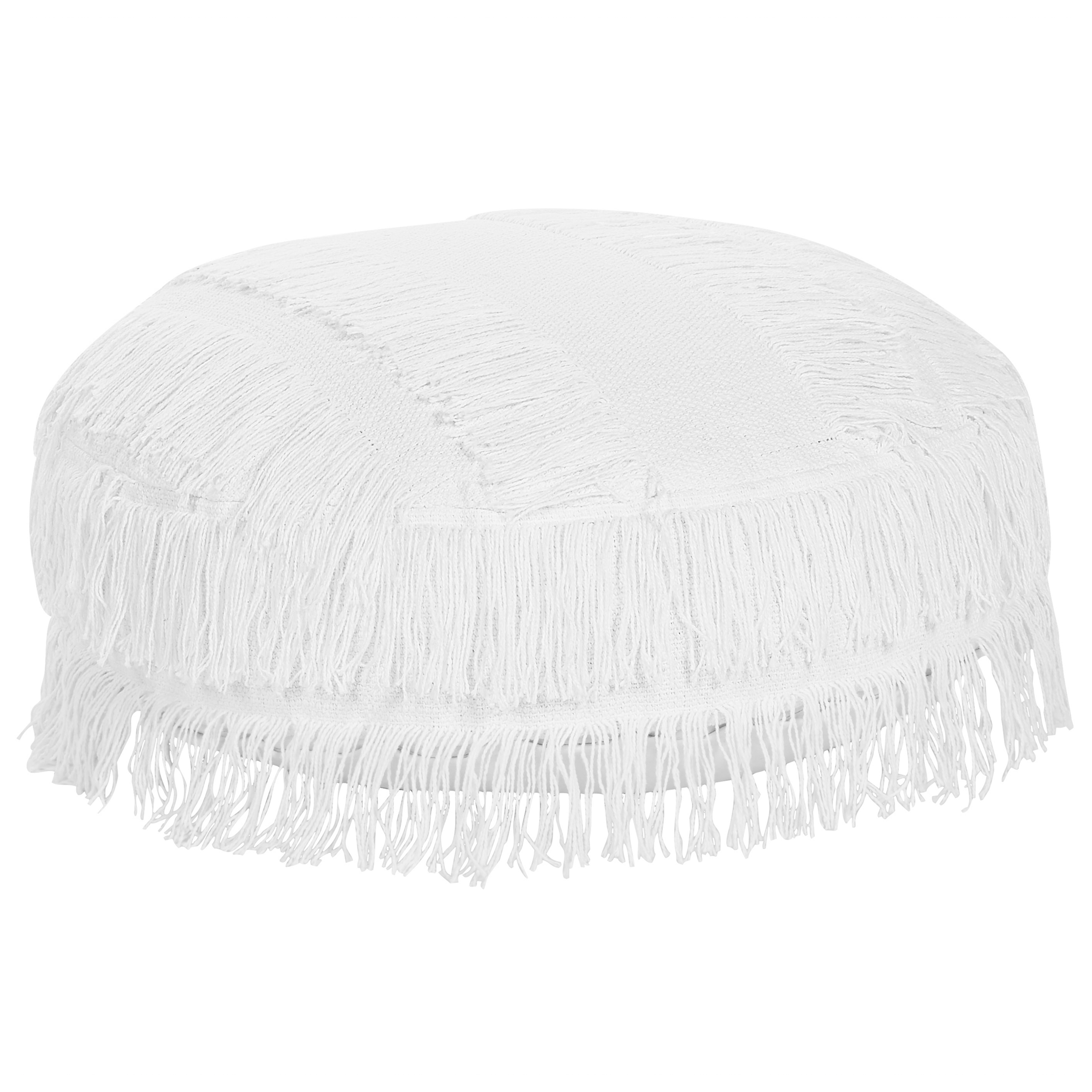 Sittpuff OULAD Bomull Vit