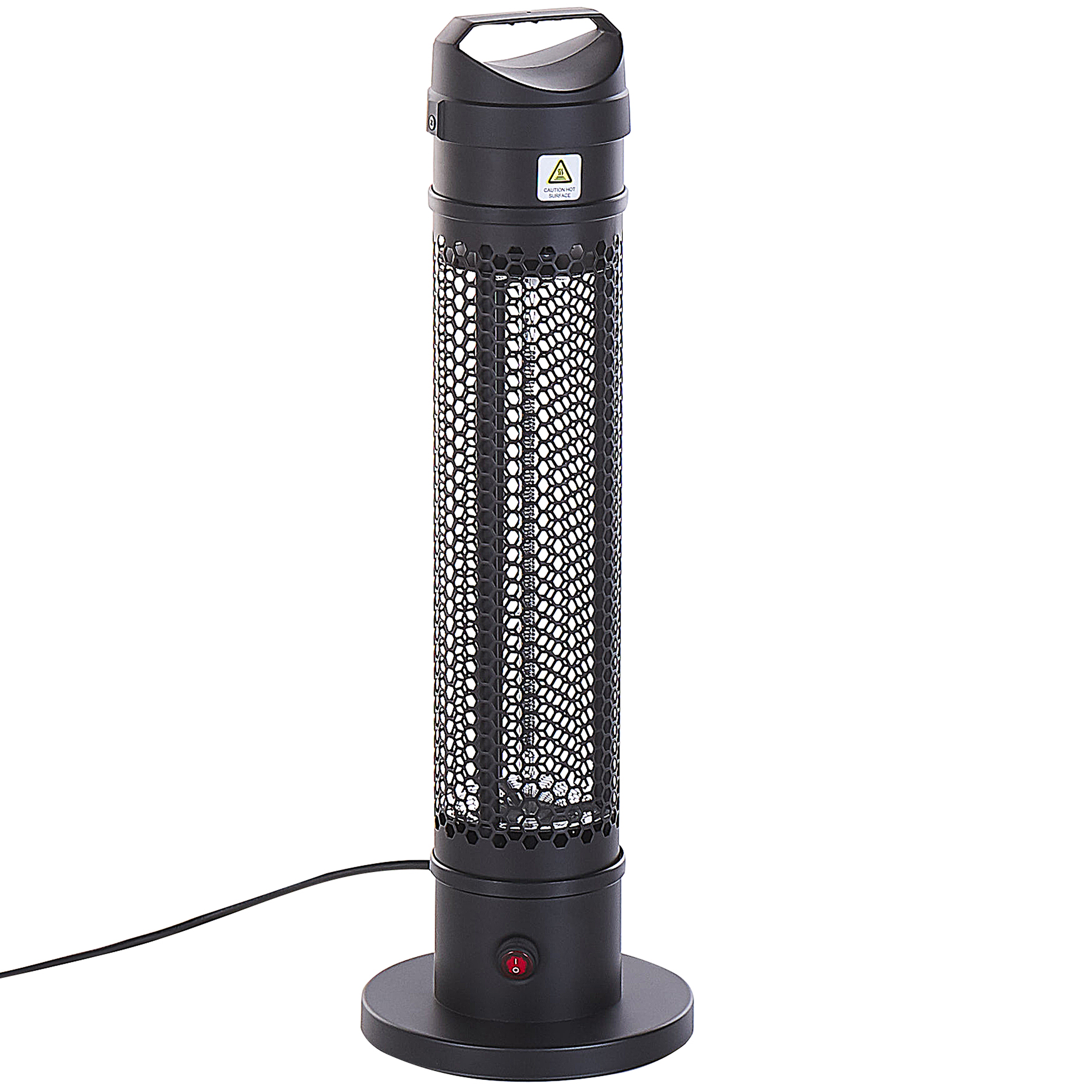 Fristående infraröd terrassvärmare KRAKATOA 1 000 W Svart
