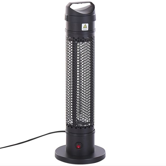 Fristående infraröd terrassvärmare KRAKATOA 1 000 W Svart