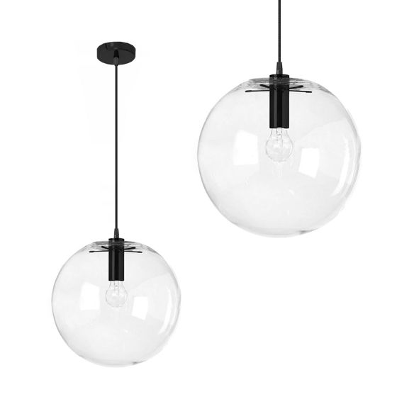 TOOLIGHT hängande taklampa APP308-1CP LASSI 30CM Svart 30x30x30cm
