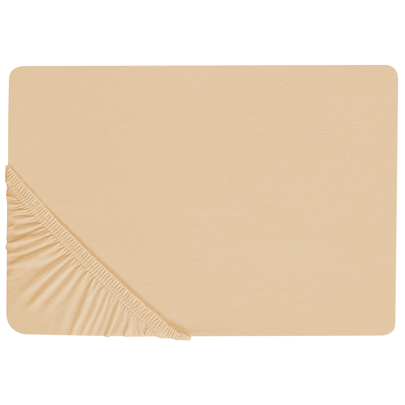 Dra-på-lakan JANBU 160 x 200 cm Bomull Beige