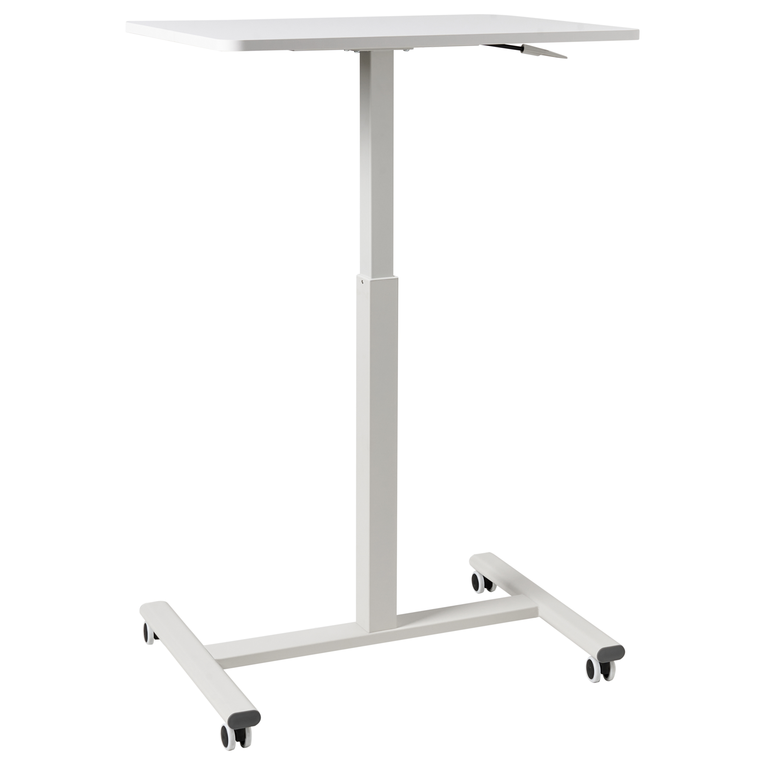Manuellt justerbart laptopstativ ACADEMIA 65 cm 48 cm Vit