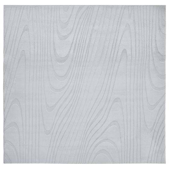 Fuskpälsmatta ONTAKE Ljusgrå 160 x 160 cm
