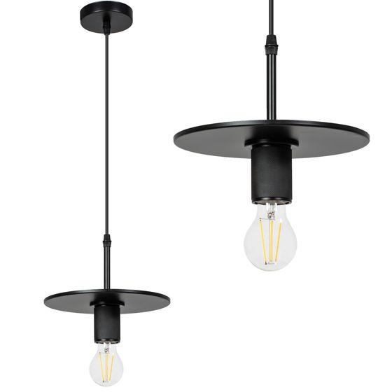 TOOLIGHT hängande taklampa APP1180-1CP Svart 25x22x25cm