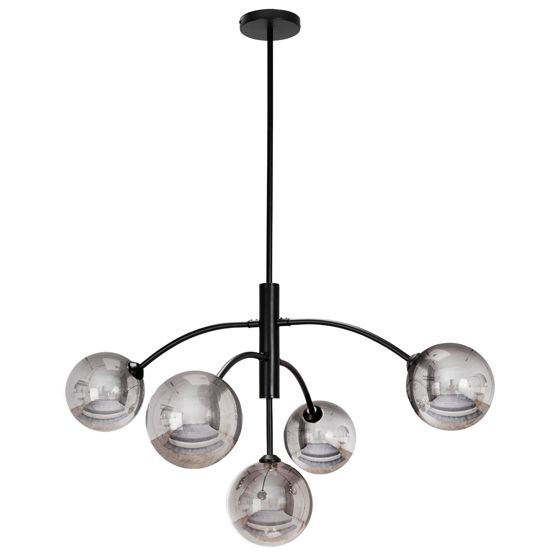 TOOLIGHT hängande taklampa APP1021-6CP Svart 48x82x99cm