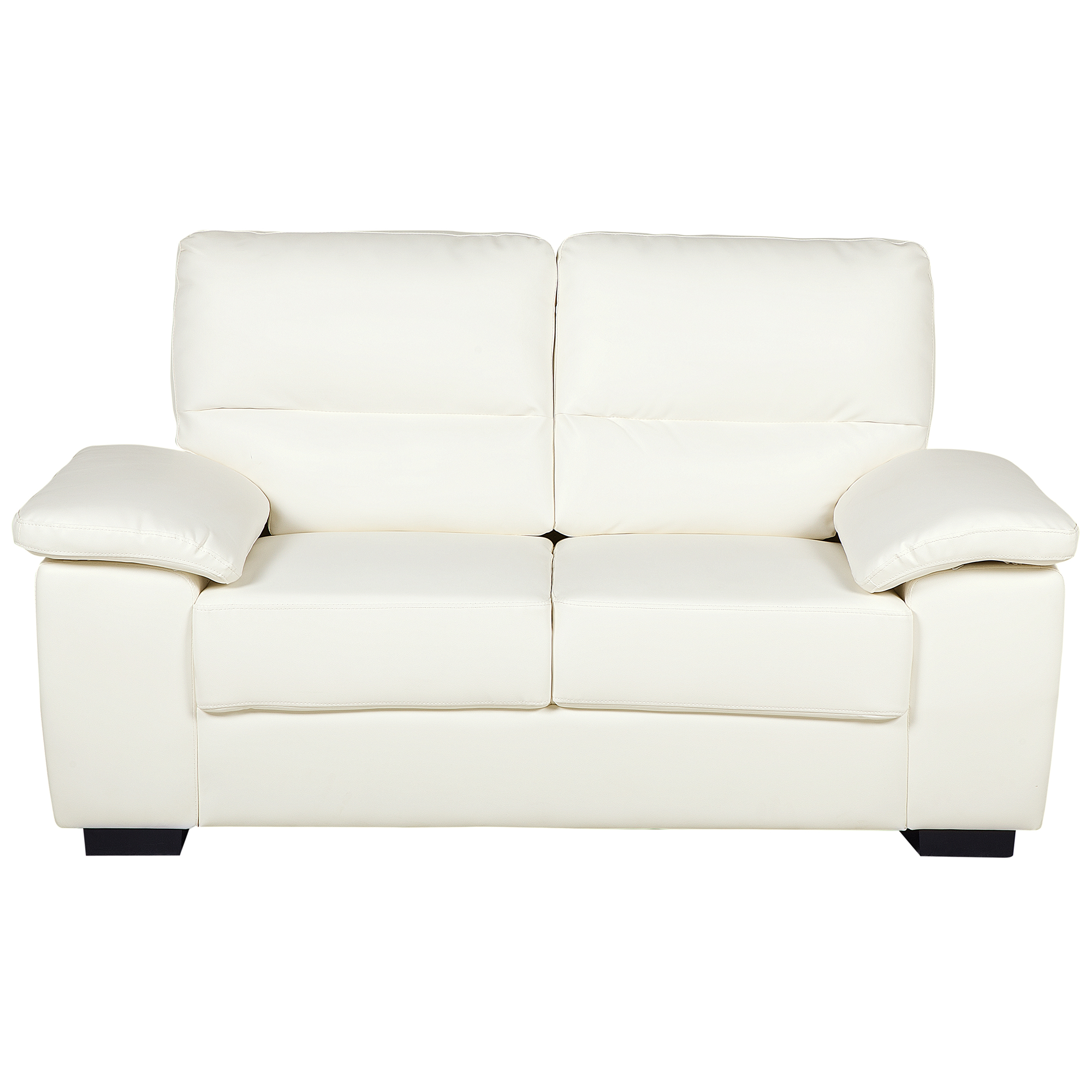 Soffa 2-sits VOGAR Konstläder Off-White