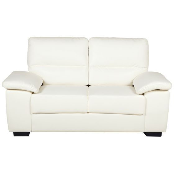 Soffa 2-sits VOGAR Konstläder Off-White