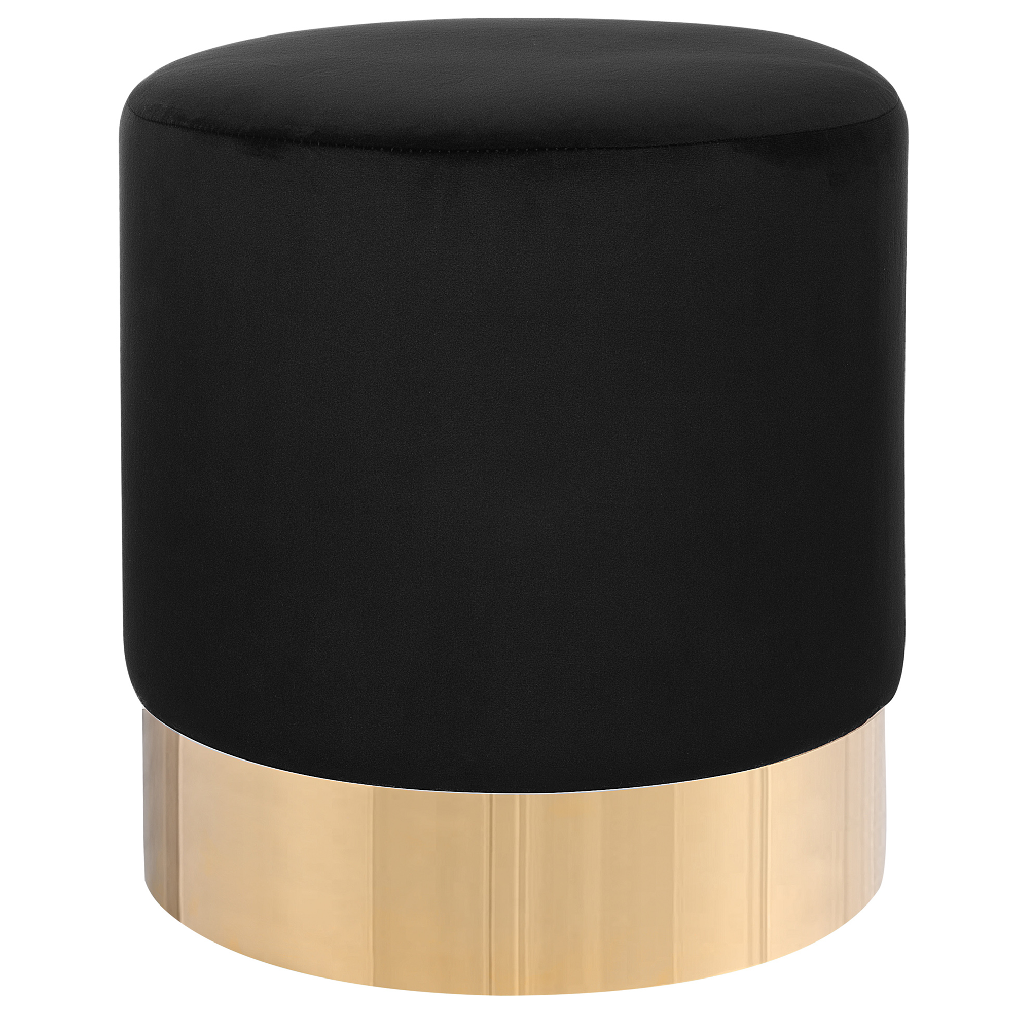 Sittpuff SOPHIA Sammet Svart