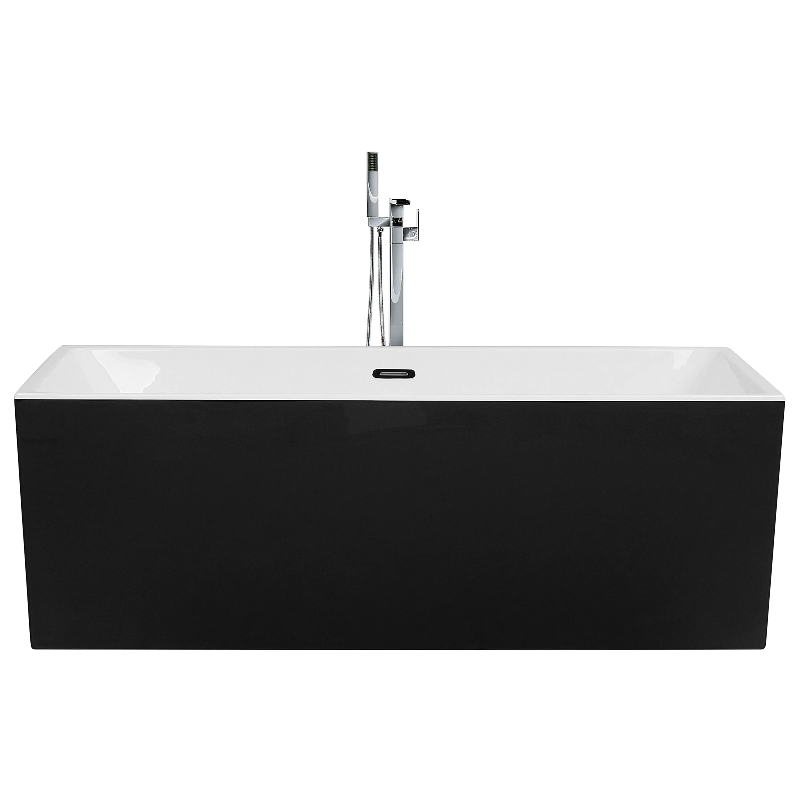 Fristående badkar RIOS 1700 x 800 mm Svart
