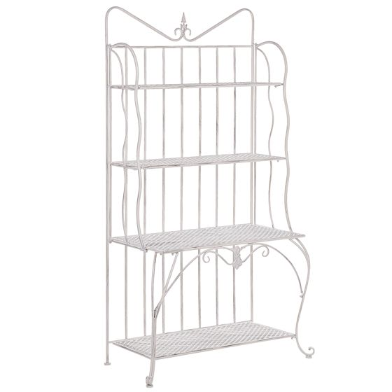 Hylla PAVONA 94 cm 170 cm Metall Ljusbeige