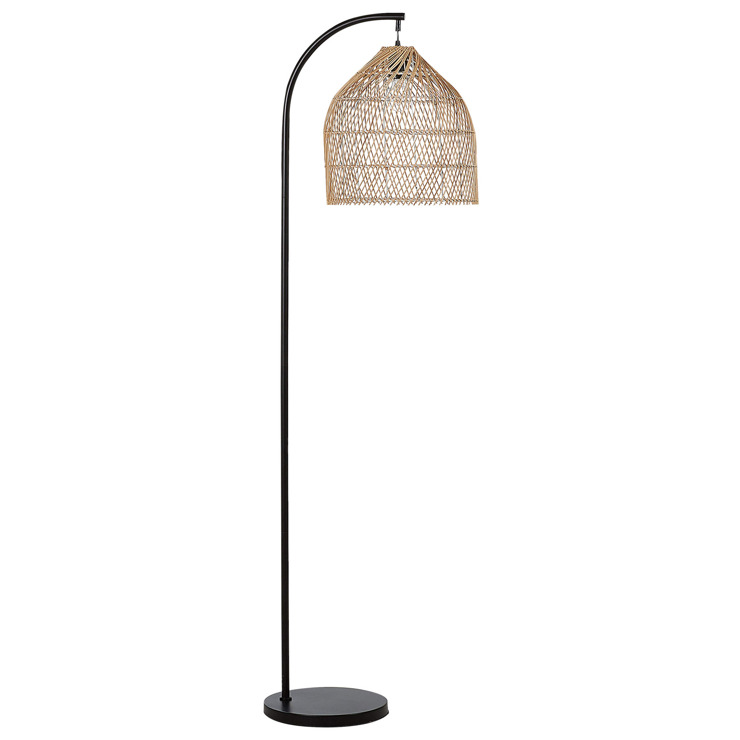 Golvlampa BERNICA Rotting Naturlig