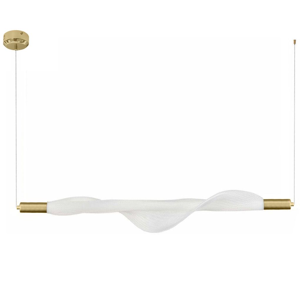 TOOLIGHT hängande taklampa APP1445-CP LED Vit 88x12x15cm