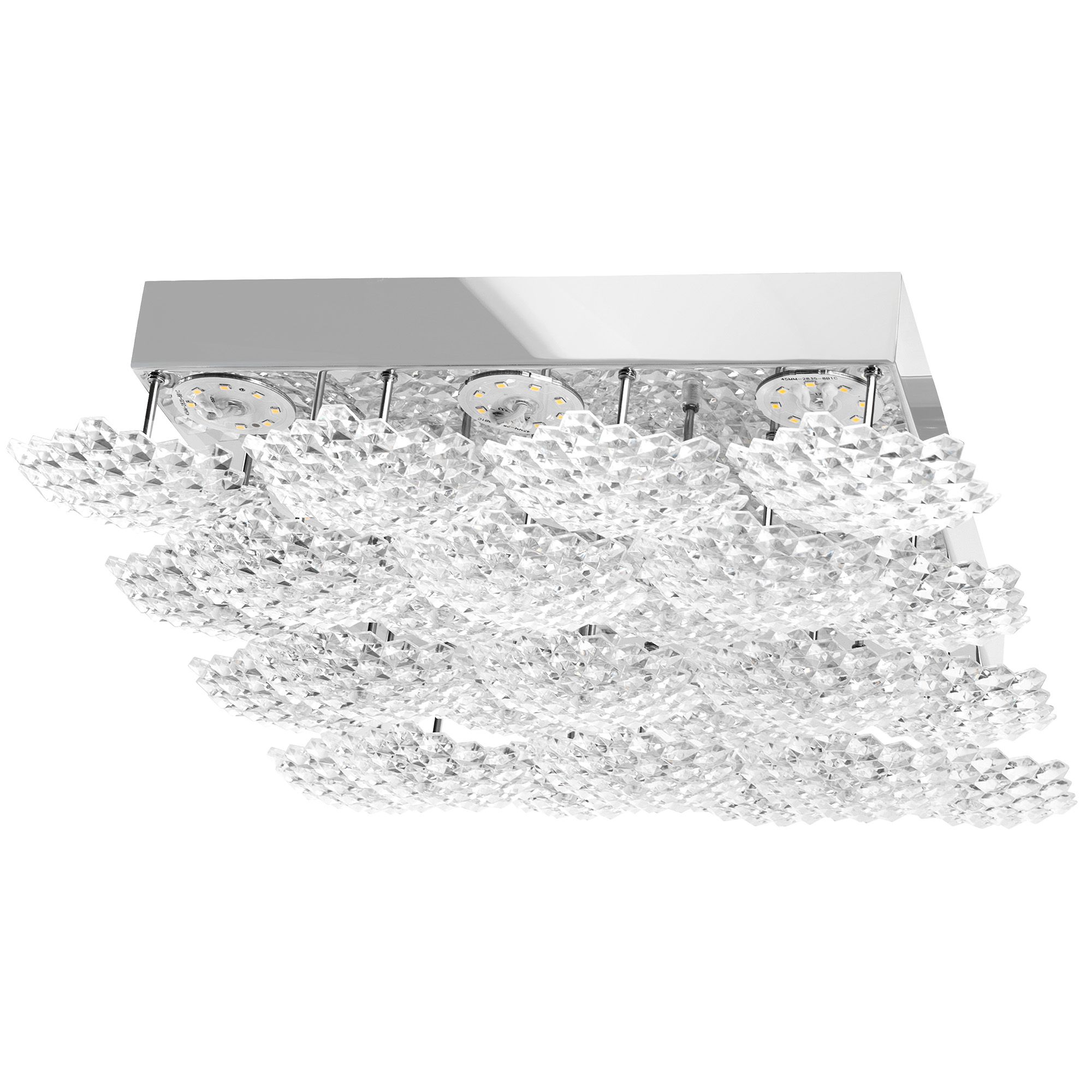 TOOLIGHT taklampa MS015-C LED Krom 38x35x10cm