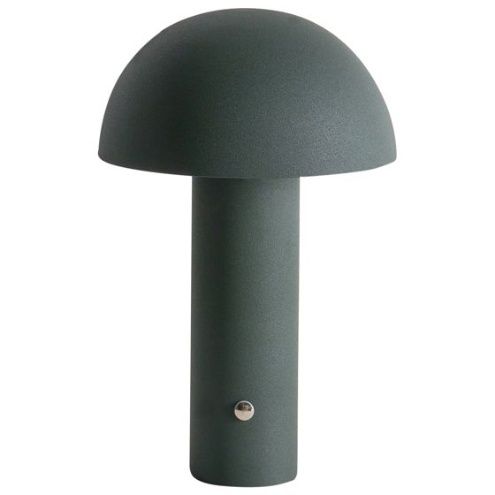 Trådlös LED-bordslampa BOJO med dimmer Metall Mörkgrön