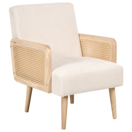Fåtölj HOJBY Ljusbeige
