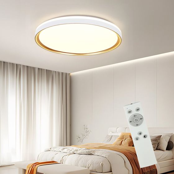 NETTLIFE LED-taklampa, 18W 30cm, dimbar för sovrummetMed fjärrkontrollKök, modern rundKökslampa för vardagsrummet