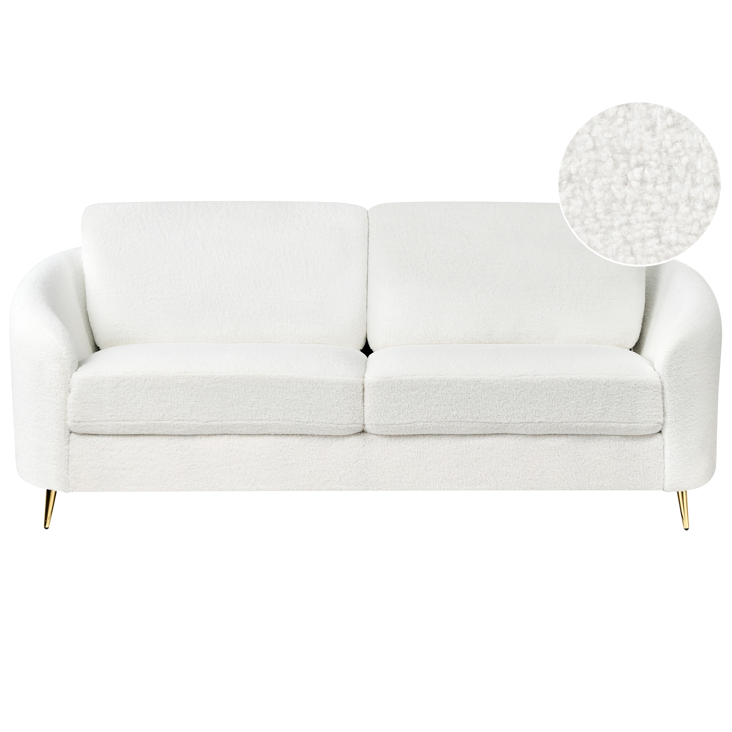 Soffa 3-sits TROSA Bouclé Vit