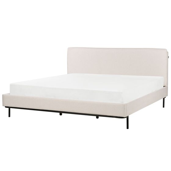 Säng med lamellram CORIO 180 x 200 cm Ljusbeige