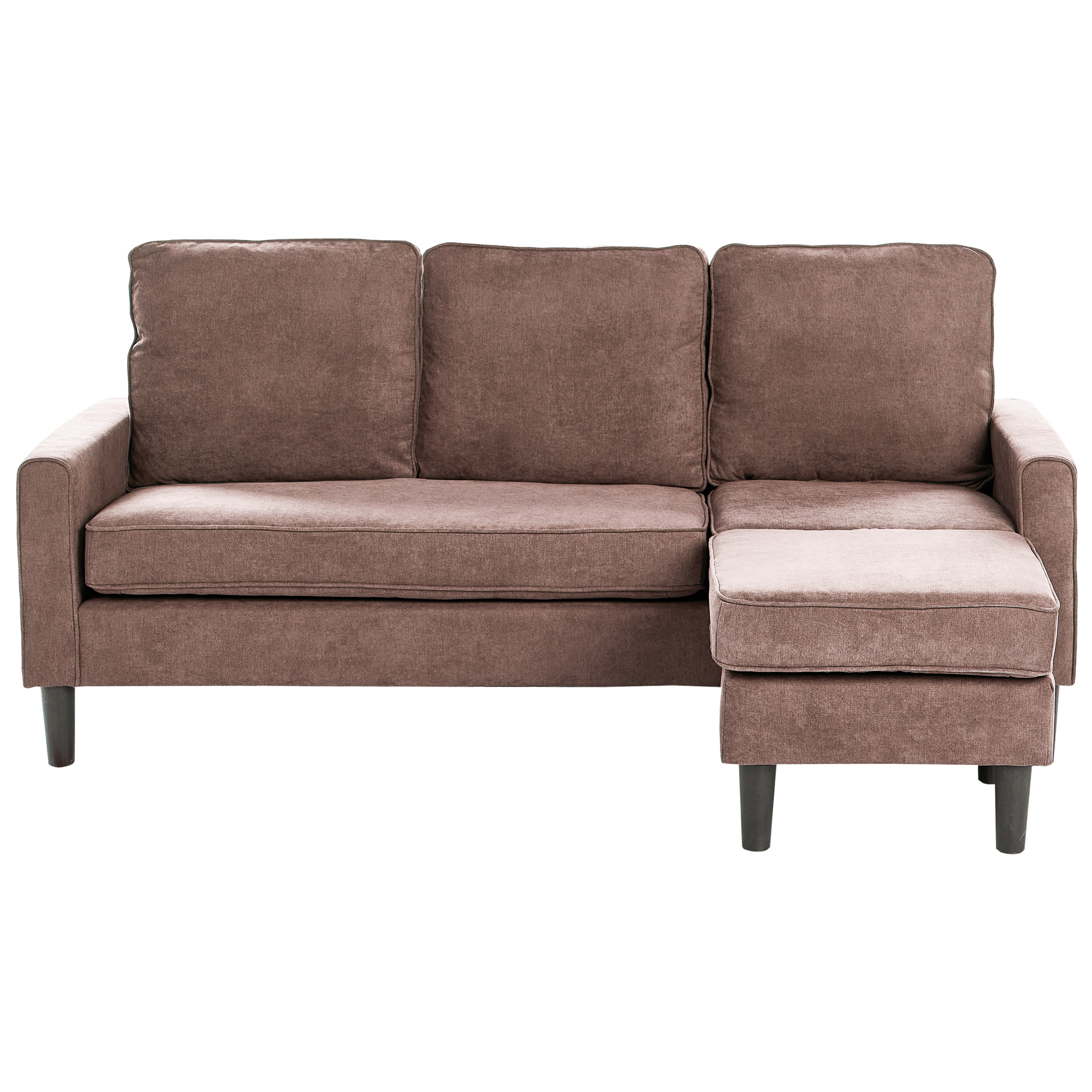 Soffa 3-sits AVESTA med fotpall Brun