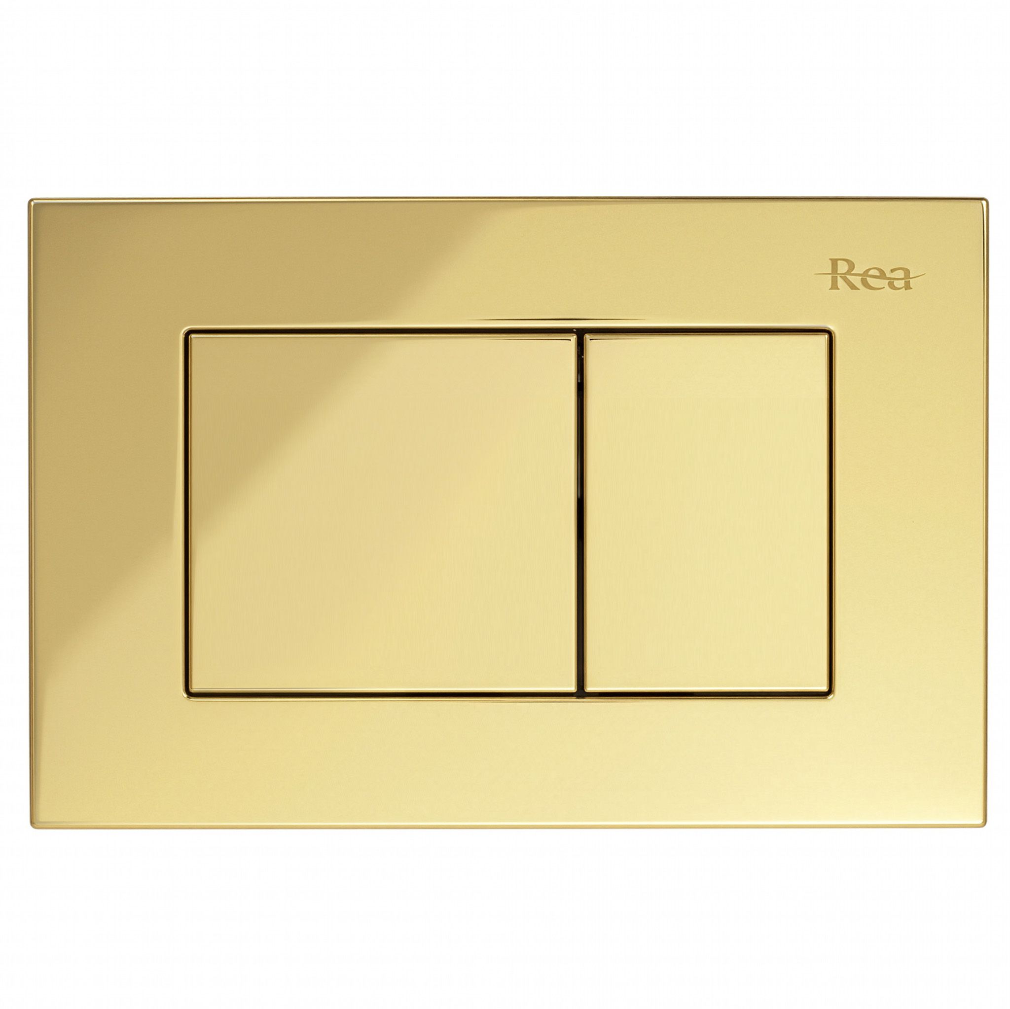 REA Spolknapp För Inbyggnadsfixtur J Guld, 4x24,5x16,5cm