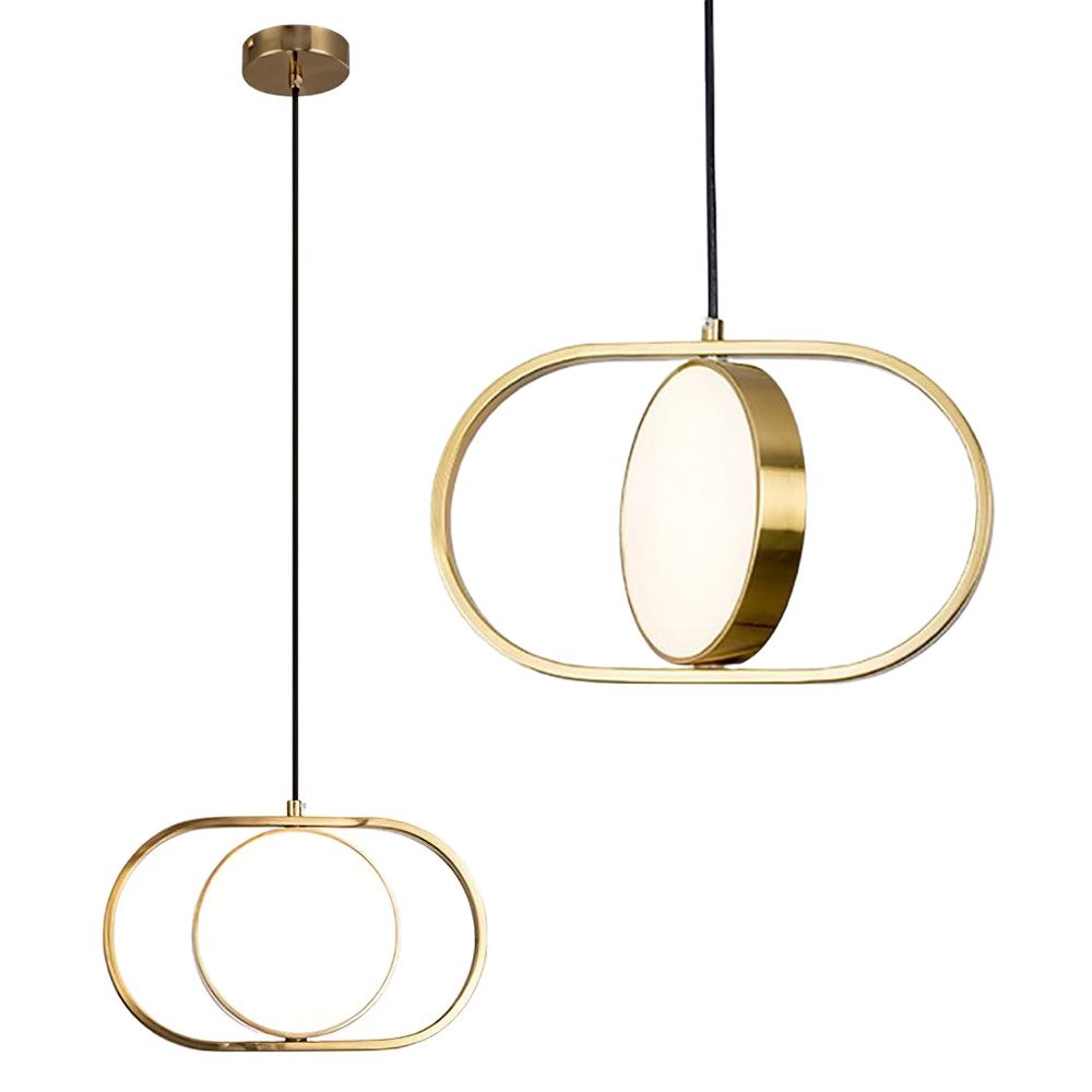 TOOLIGHT hängande taklampa LED APP1555-CP Guld 30x17,5x17,5cm