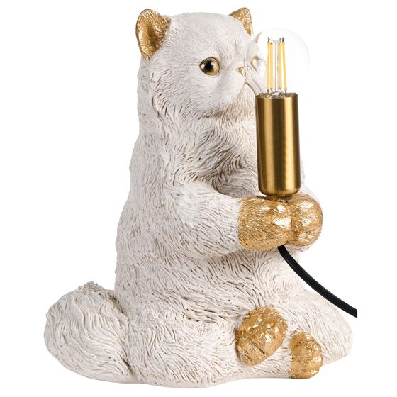 Bordslampa Katt YOKO Vit