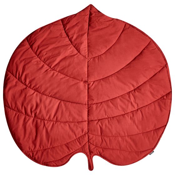 Lekmatta för barn EOLIA 110 x 110 cm Bomull Röd