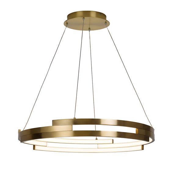 Toolight Hängande taklampa G127-CP Guld 50x50x50cm