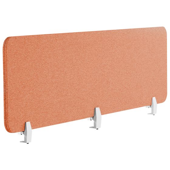 Skiljevägg för skrivbord WALLY 180 x 40 cm Ljusröd