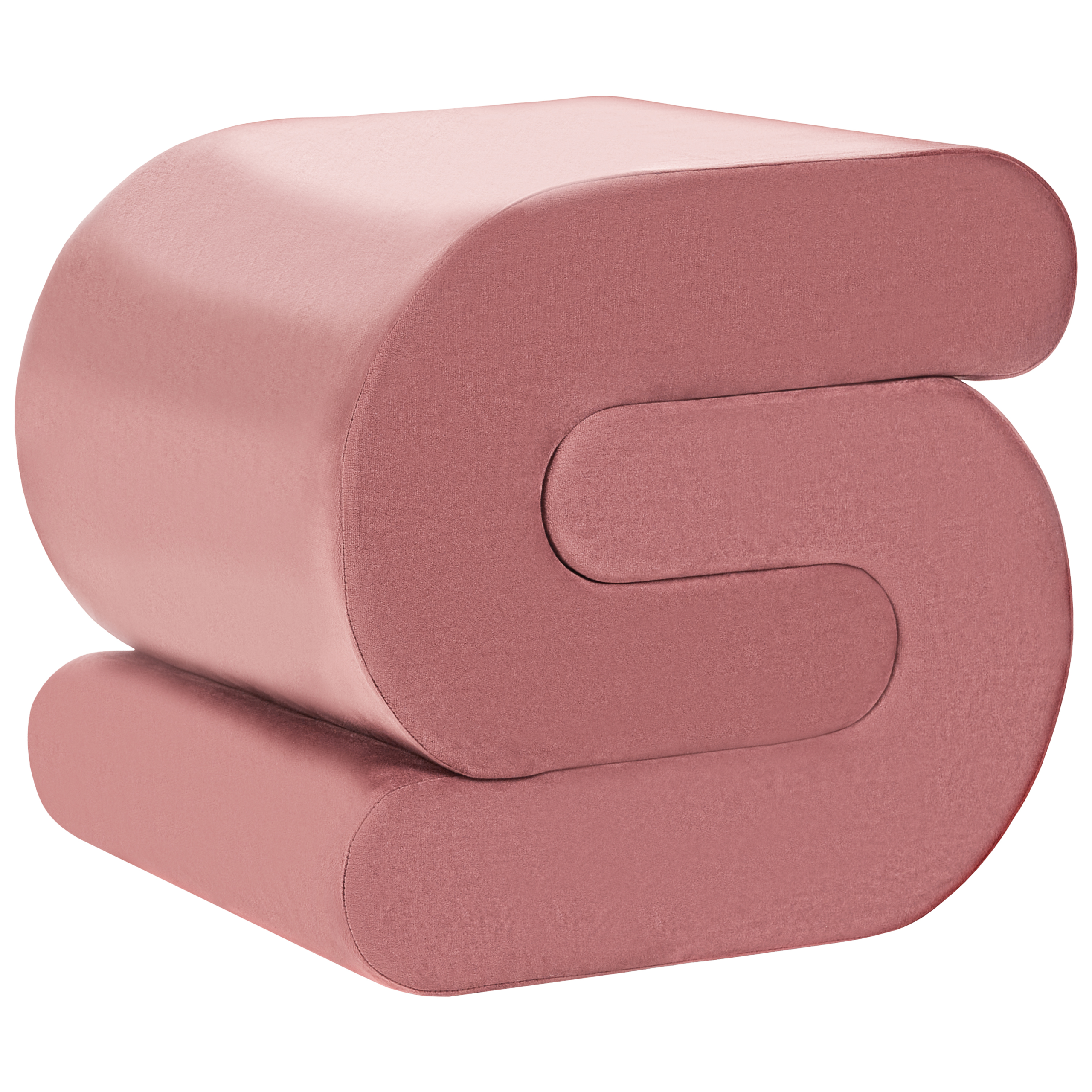 Sittpuff ARCADIA Sammet Rosa
