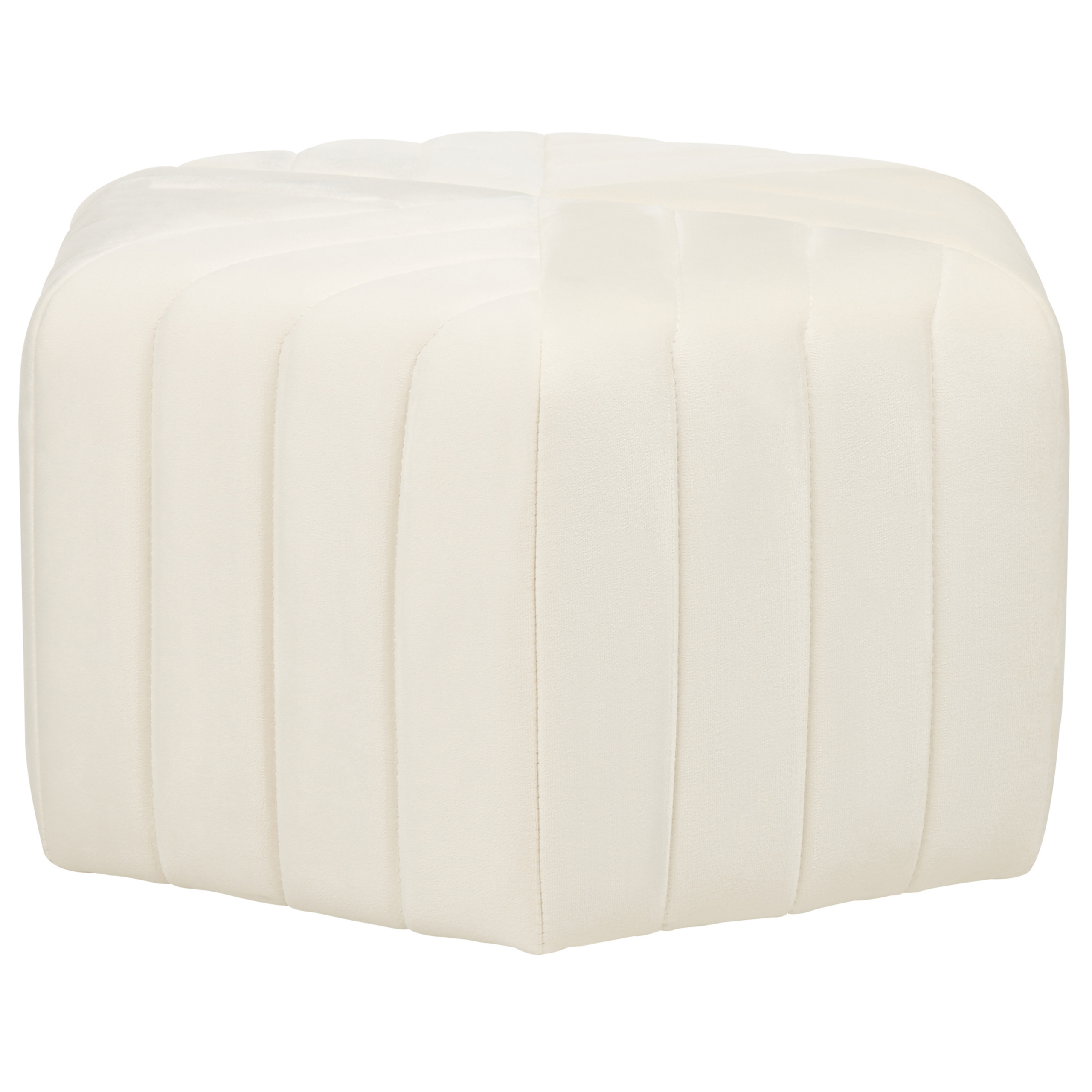 Sittpuff MURIETTA Sammet Off-White