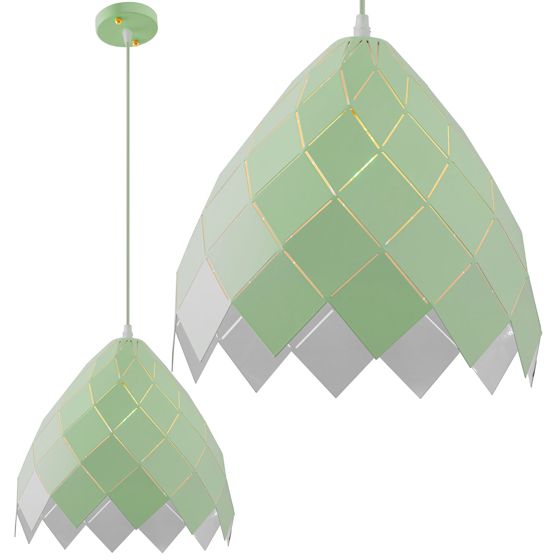 TOOLIGHT hängande taklampa APP339-1CP Grön 28,5x29,5x28,5cm