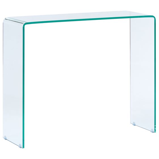 Konsolbord KENDALL Härdat glas Transparent