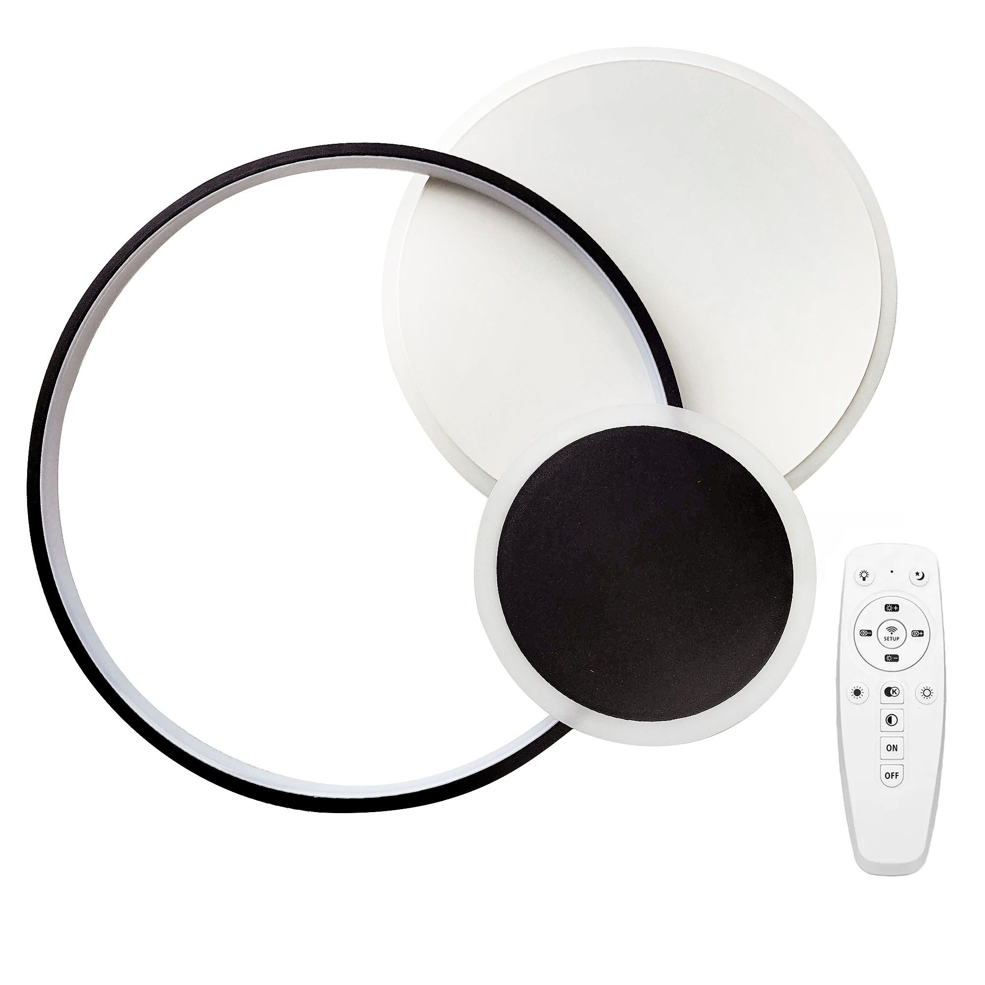 TOOLIGHT taklampa APP1709-C led Svart 59x49x6cm