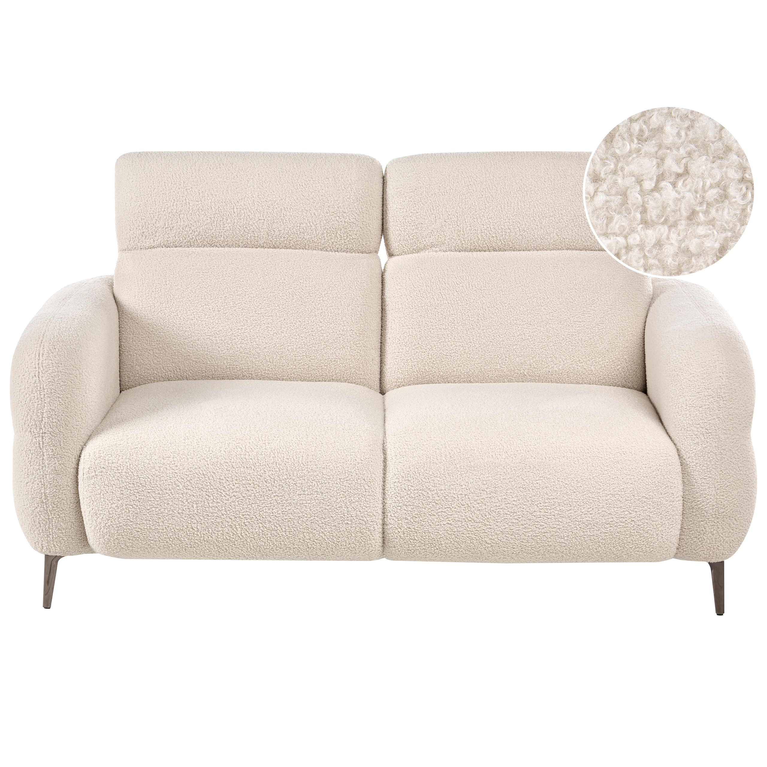Soffa 2-sits ARTUNA Bouclé Off-White