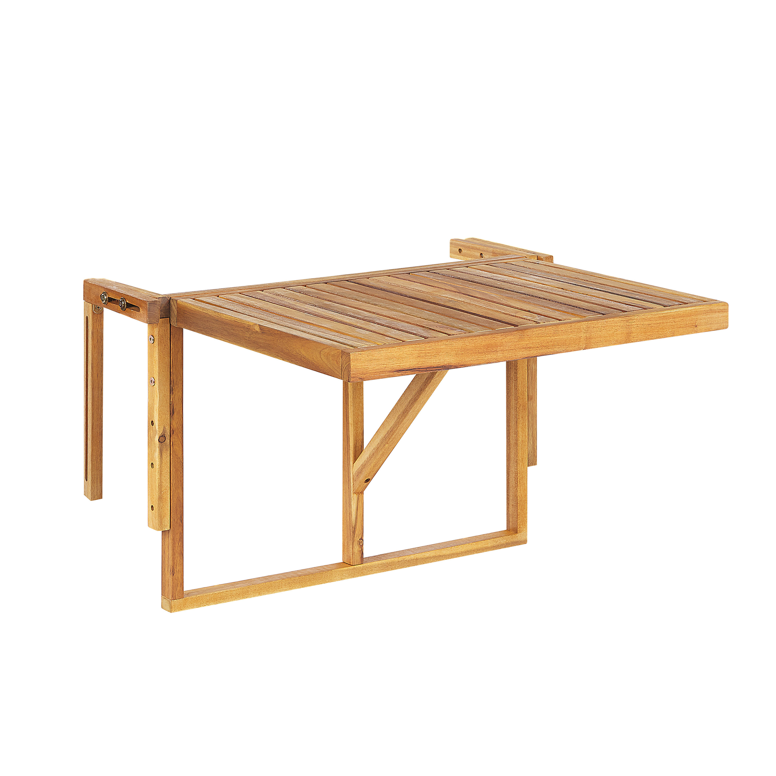 Balkongbord Fällbar UDINE 70 cm 69 cm Akaciaträ Brun