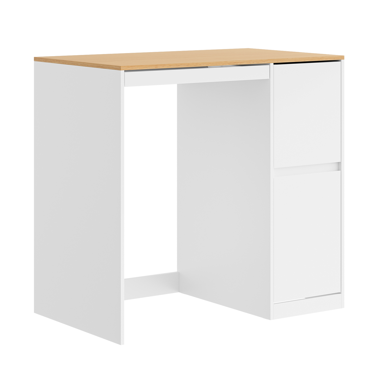 Skåp med tvättmaskinutrymme vit 100x60x95 cm BZR223-WN