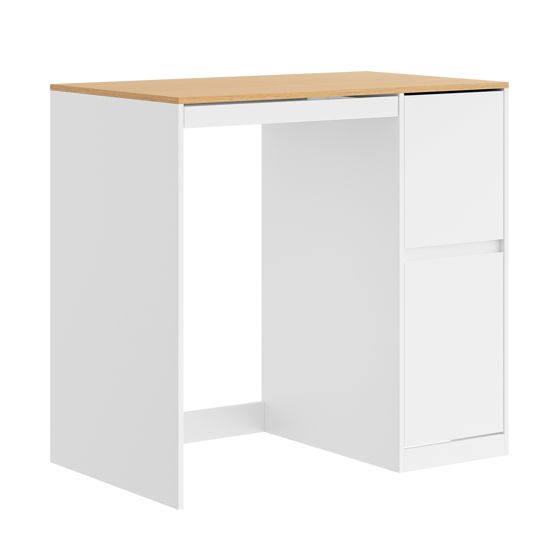 Skåp med tvättmaskinutrymme vit 100x60x95 cm BZR223-WN