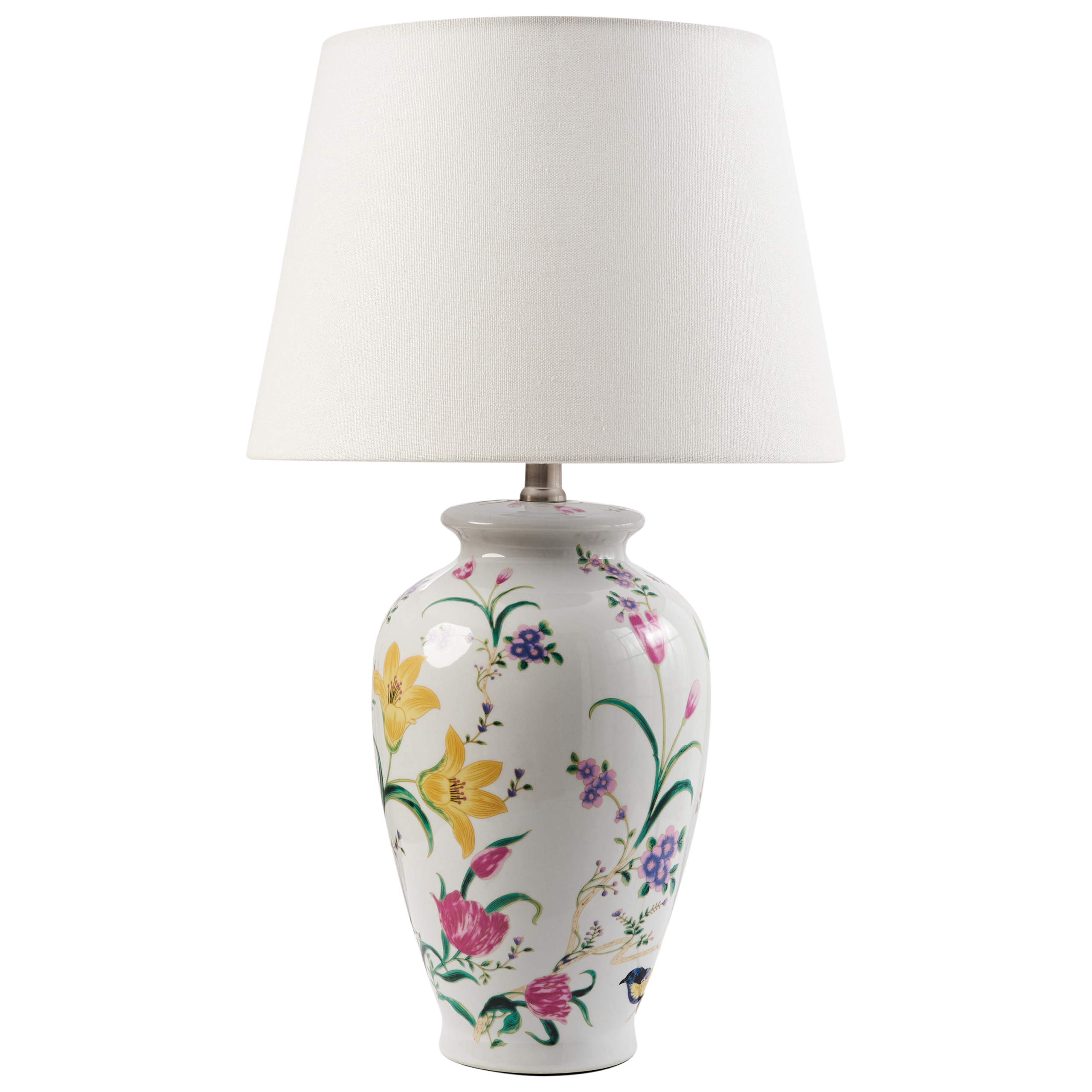 Bordslampa ACROSSO Porslin Vit