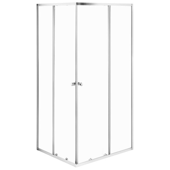 Duschväggar HUAPI 900 x 900 x 1900 mm Silver