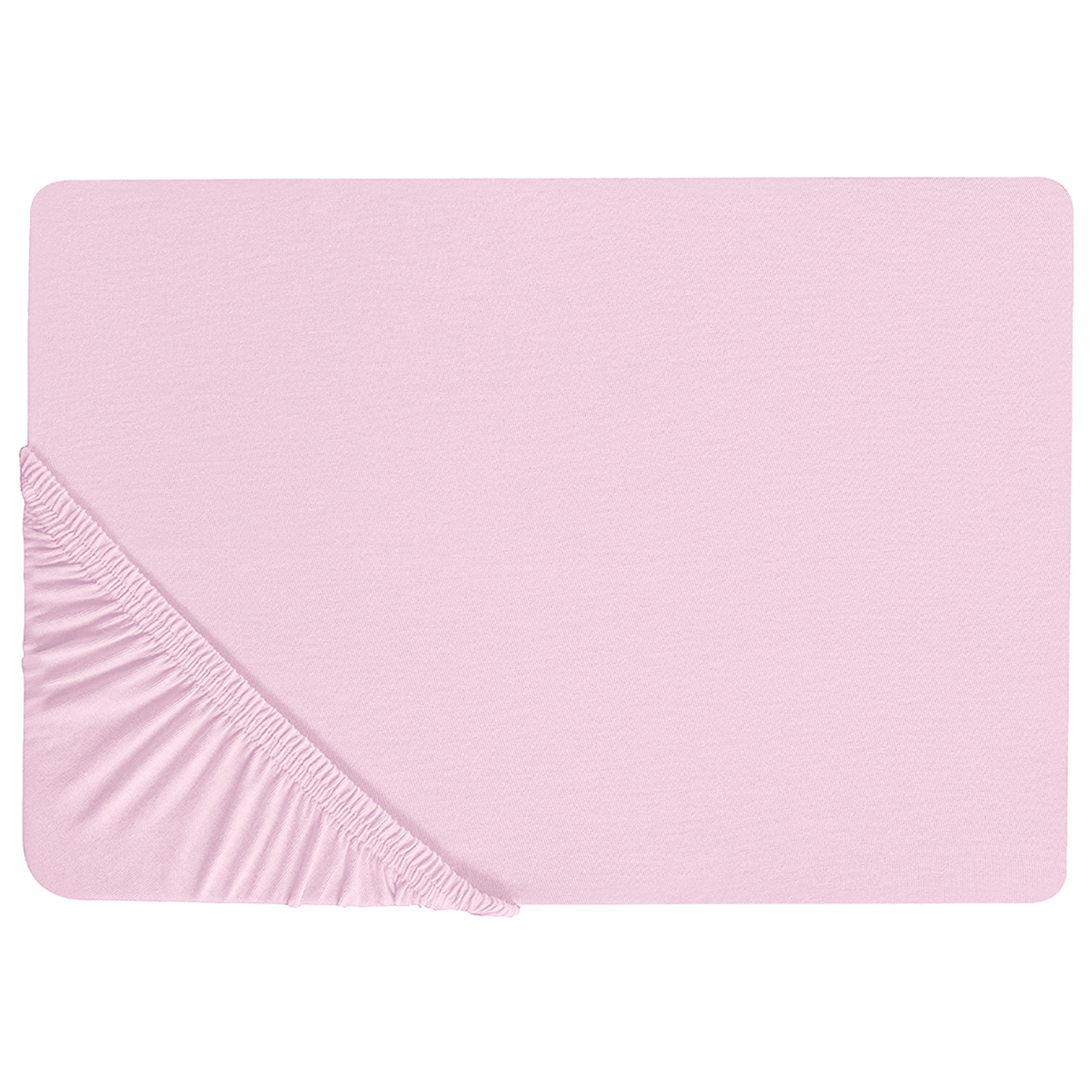 Dra-på-lakan JANBU 200 x 200 cm Bomull Pastellrosa
