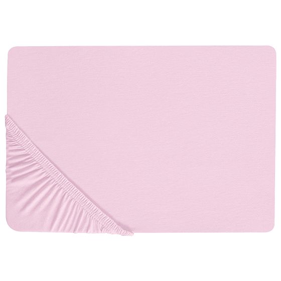 Dra-på-lakan JANBU 200 x 200 cm Bomull Pastellrosa
