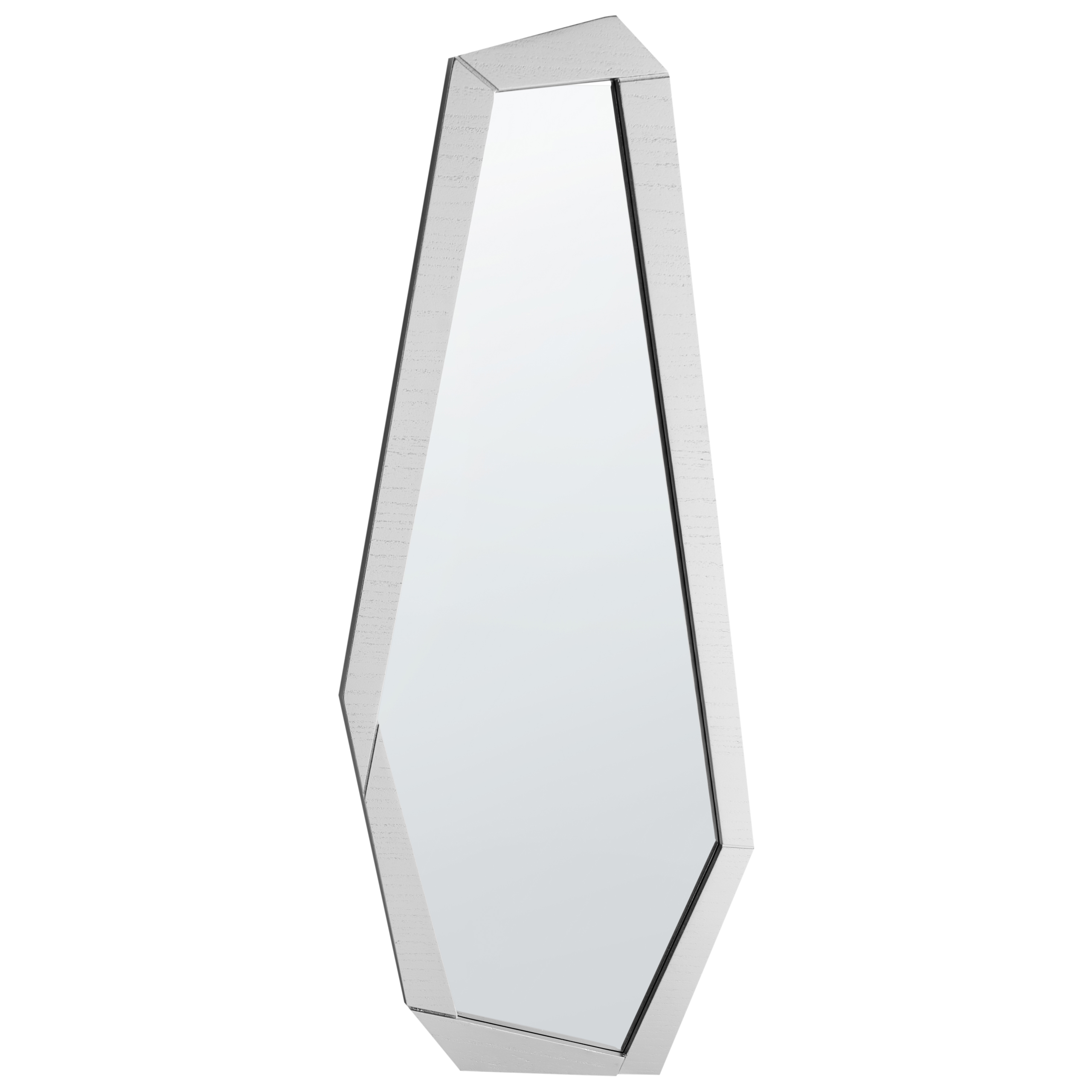 Väggspegel CHANU 44 cm 104 cm Silver