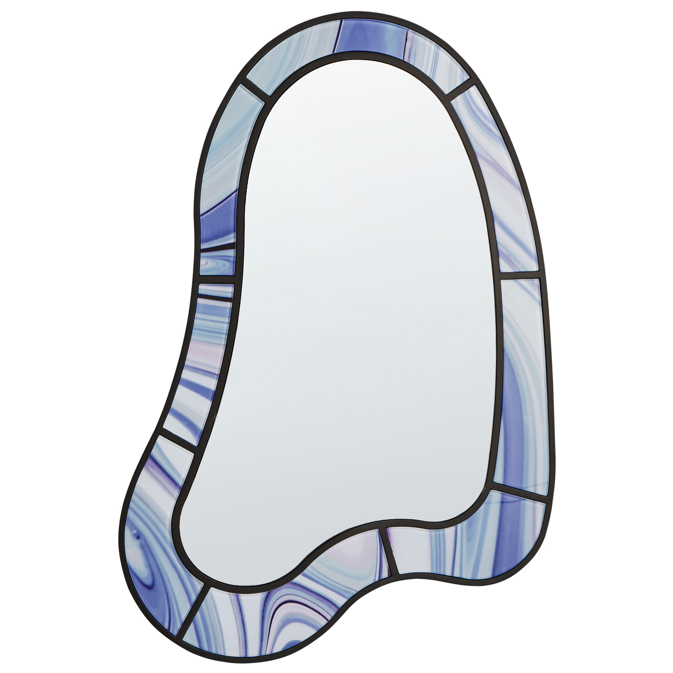 Väggspegel MONTSEC 49 cm 83 cm Mörklila