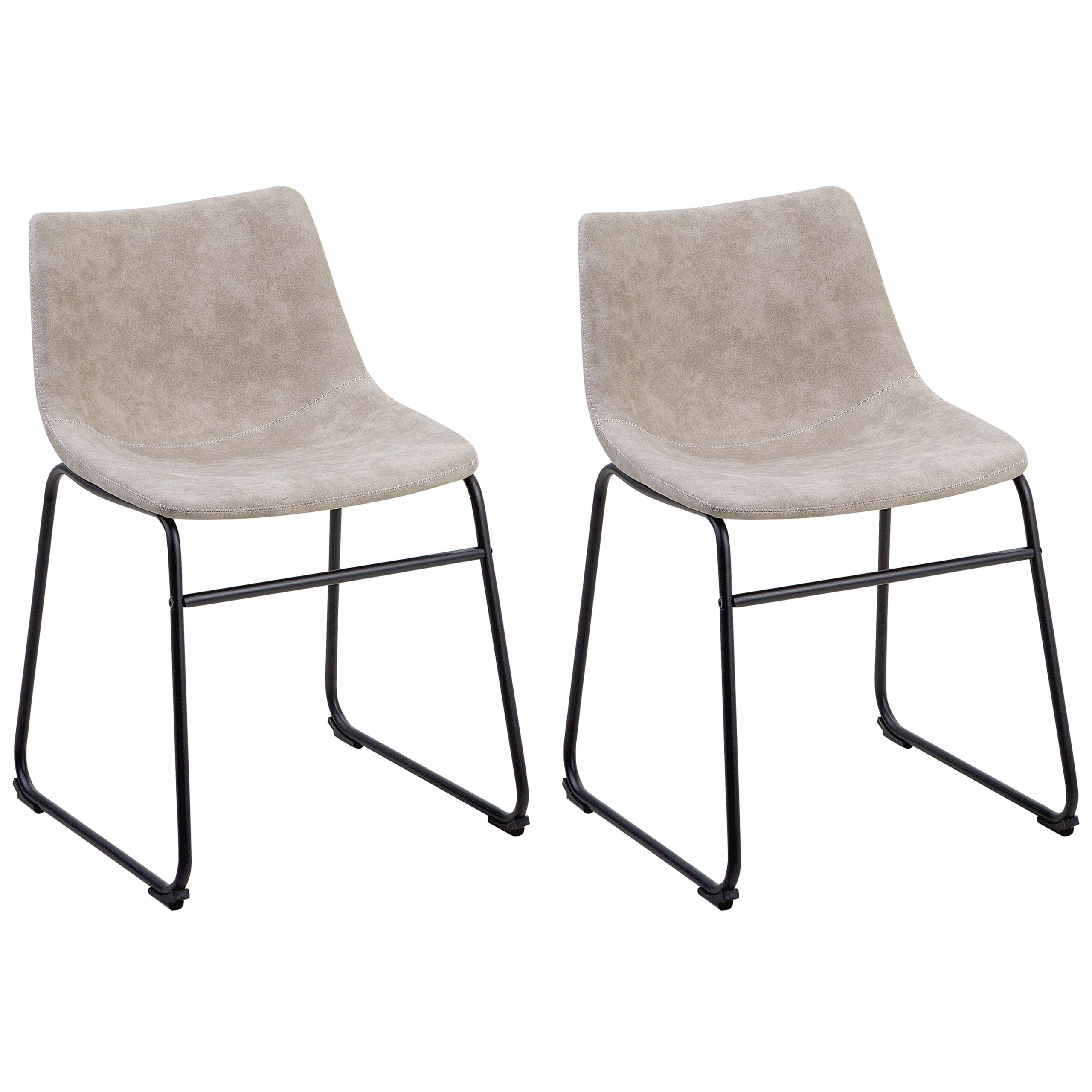 Set med 2 matstolar BATAVIA Beige